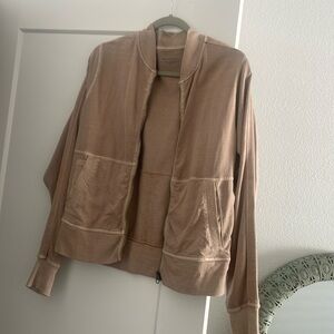 Athleta Mauve Bomber jacket